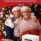 HPRT Photo Printer 4x6,+108Sheets&2ribbon,Instant Picture Printer for iPhone, Android, Smartphone,Portable Photo Printers for Home Use,Thermal Dye-Sublimation, AR Video Printing（White）