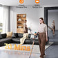 Cordless Vacuum Cleaner, 650W 55KPA 70 Mins Runtime Self-Standing Vacuum Cleaners for Home, Stick Vacuum with Charging Dock Station Removable Battery, Handheld Vacuum for Pet Hair/Carpet/Floor