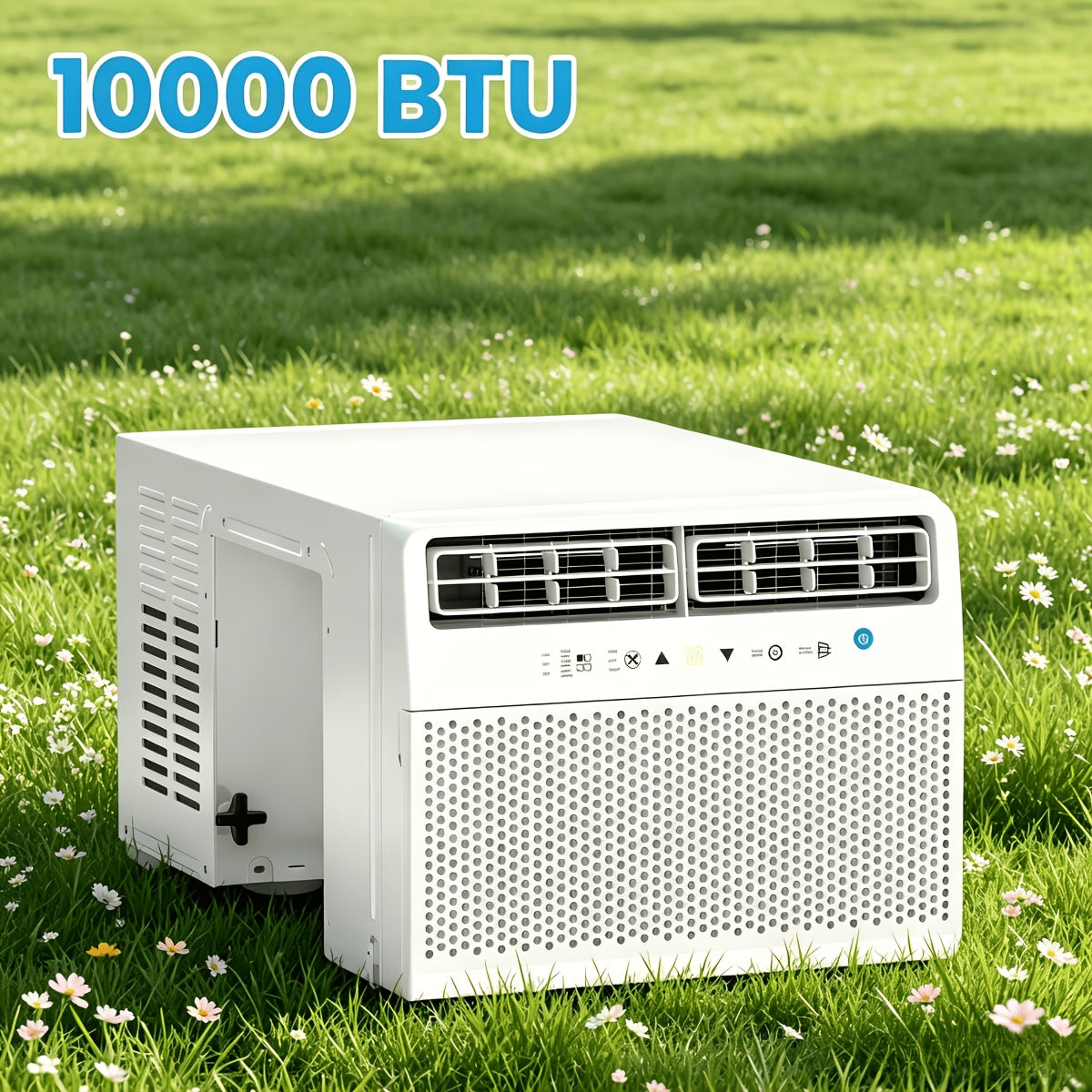 3-in-1 Window Air Conditioner (5,000/10,000 BTU) – Fast Cooling & Dehumidifier with 24H Timer