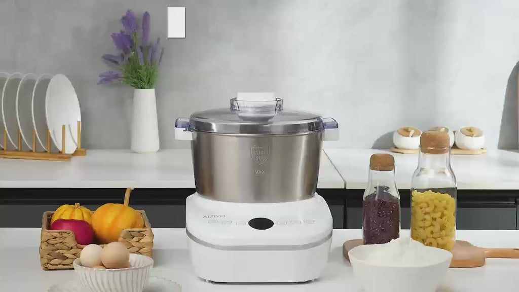 Electric Dough Mixer with Fermentation Function, 7-liter Capacity Dough Mixer, 304 Stainless Steel Food Mixer, Intelligent Gentle and Powerful Kneading Modes, Suitable for Bread, Pizza, Pasta, Noodles, Perfect for Making Bread, Pizza